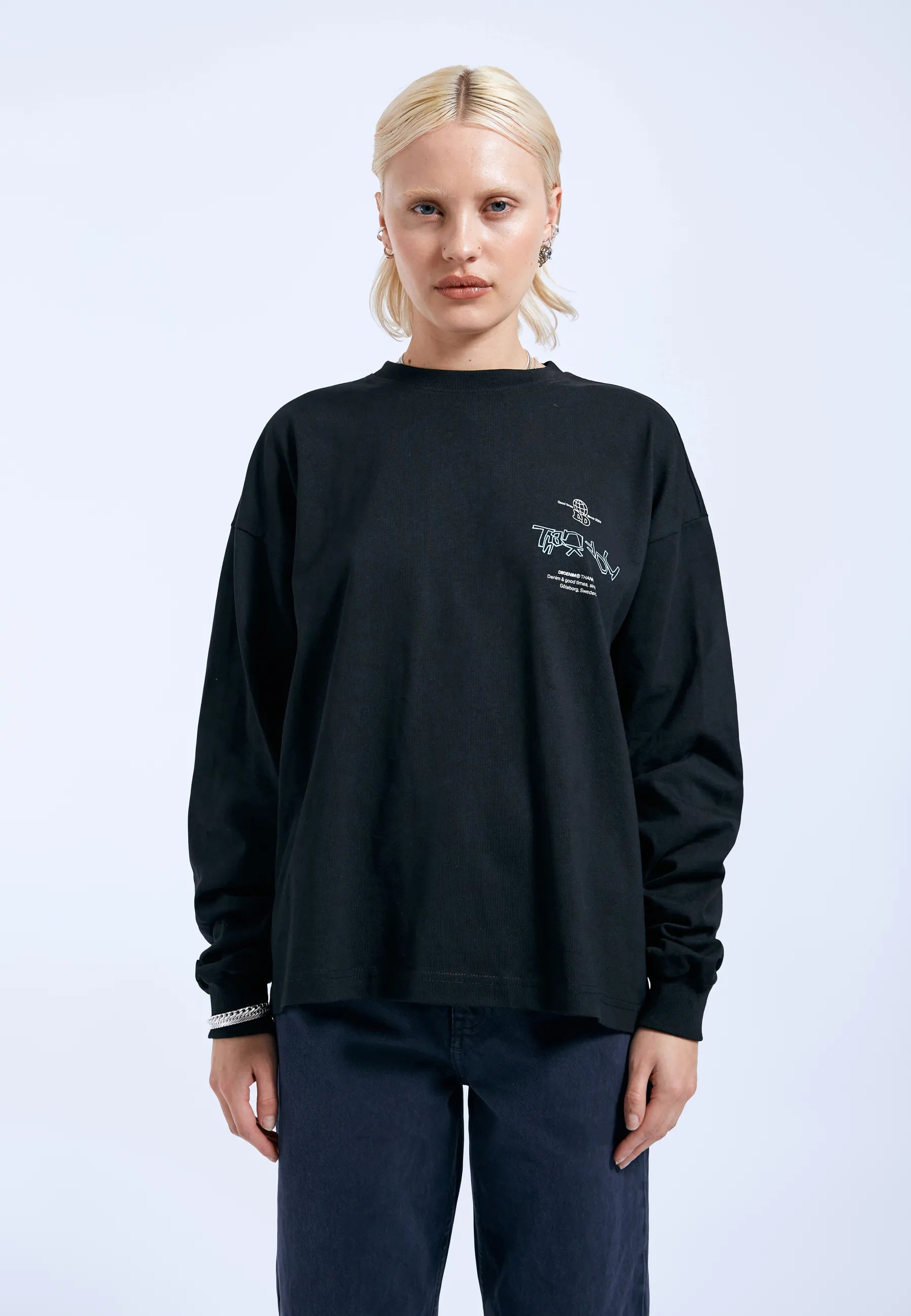 Dr. Denim | Lily Long Sleeve - Black THX | Denim & Good Times