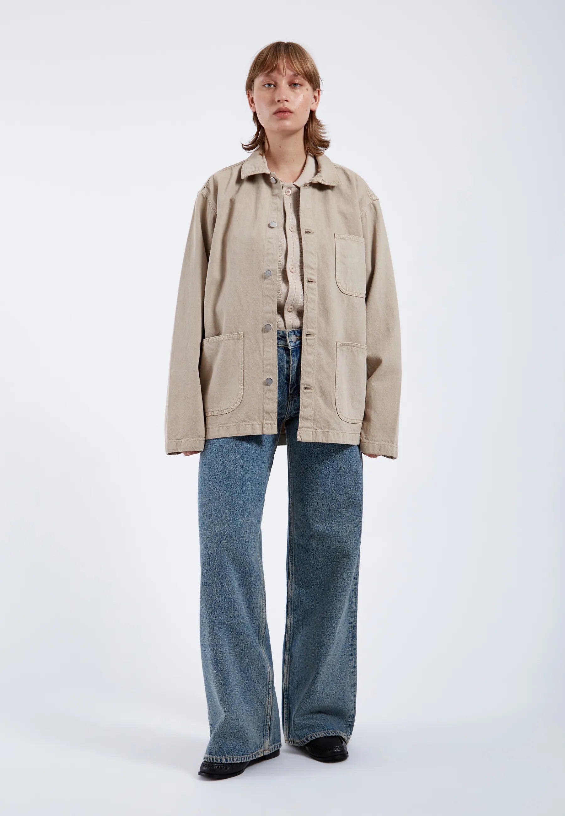 Devon Worker Jacket - Greige | Denim & Good Times - Dr. Denim