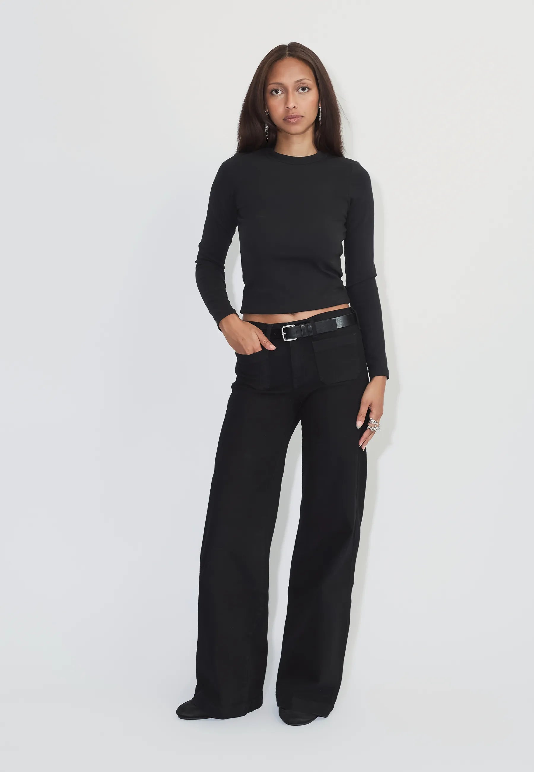 2630112099_DrDenim_ZilaMidWidePatchPocket_SolidBlack_Main_W1_2