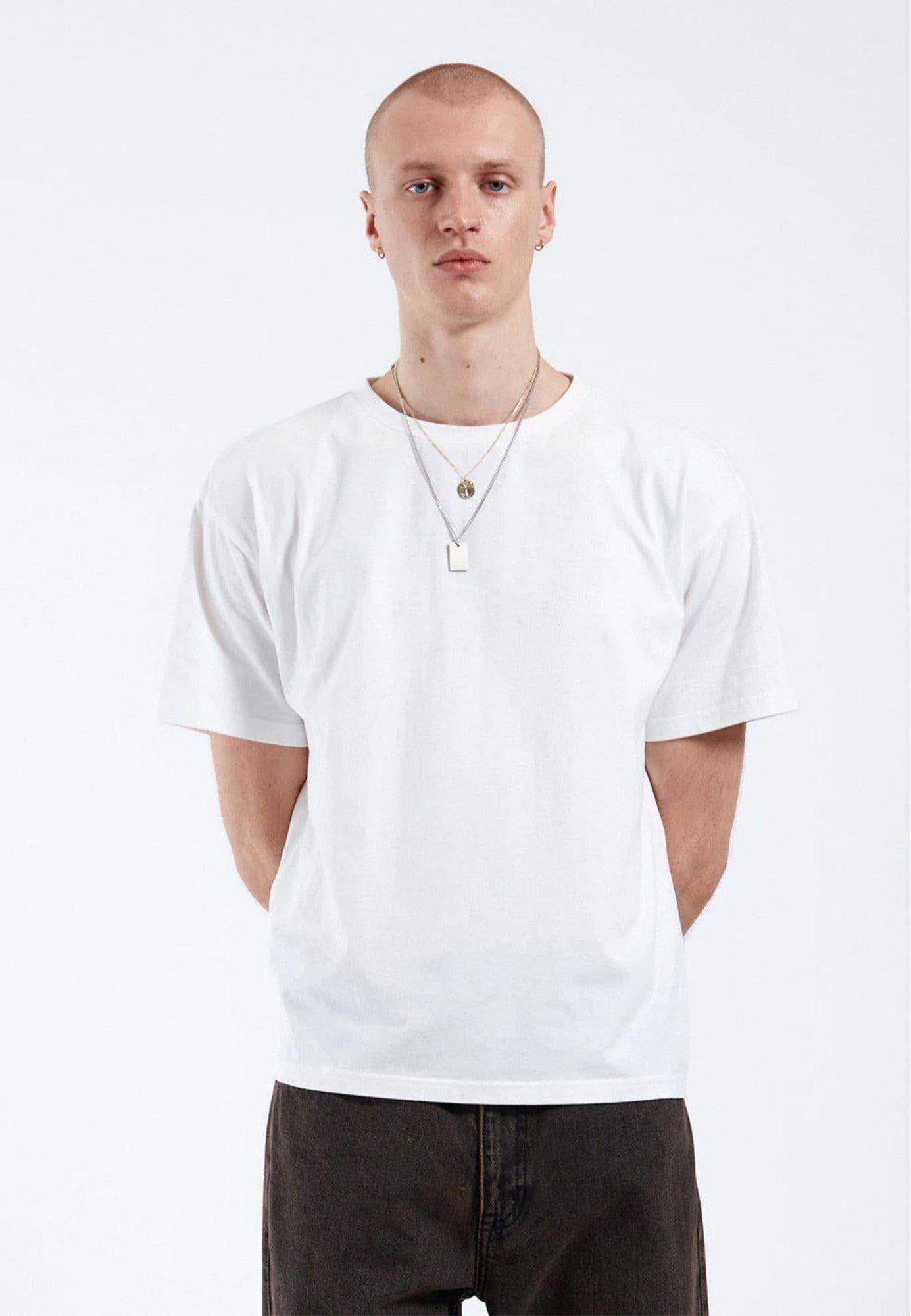 Drdenim-bace-tee-off-white