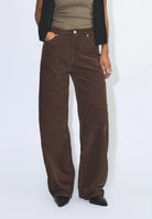 2230101BY2_DrDenim_DonnaHighRelaxed_DarkBrownCord_Main_W3_1