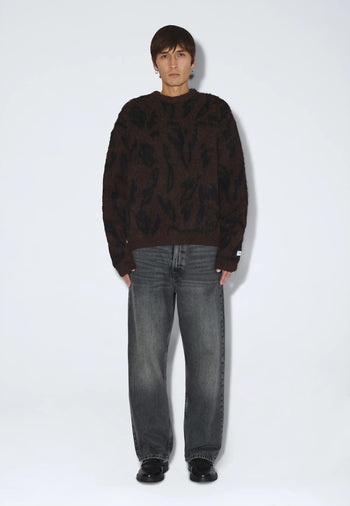2531116BT6_DrDenim_MicSweater_BrownBlackScribble_main_M1_1
