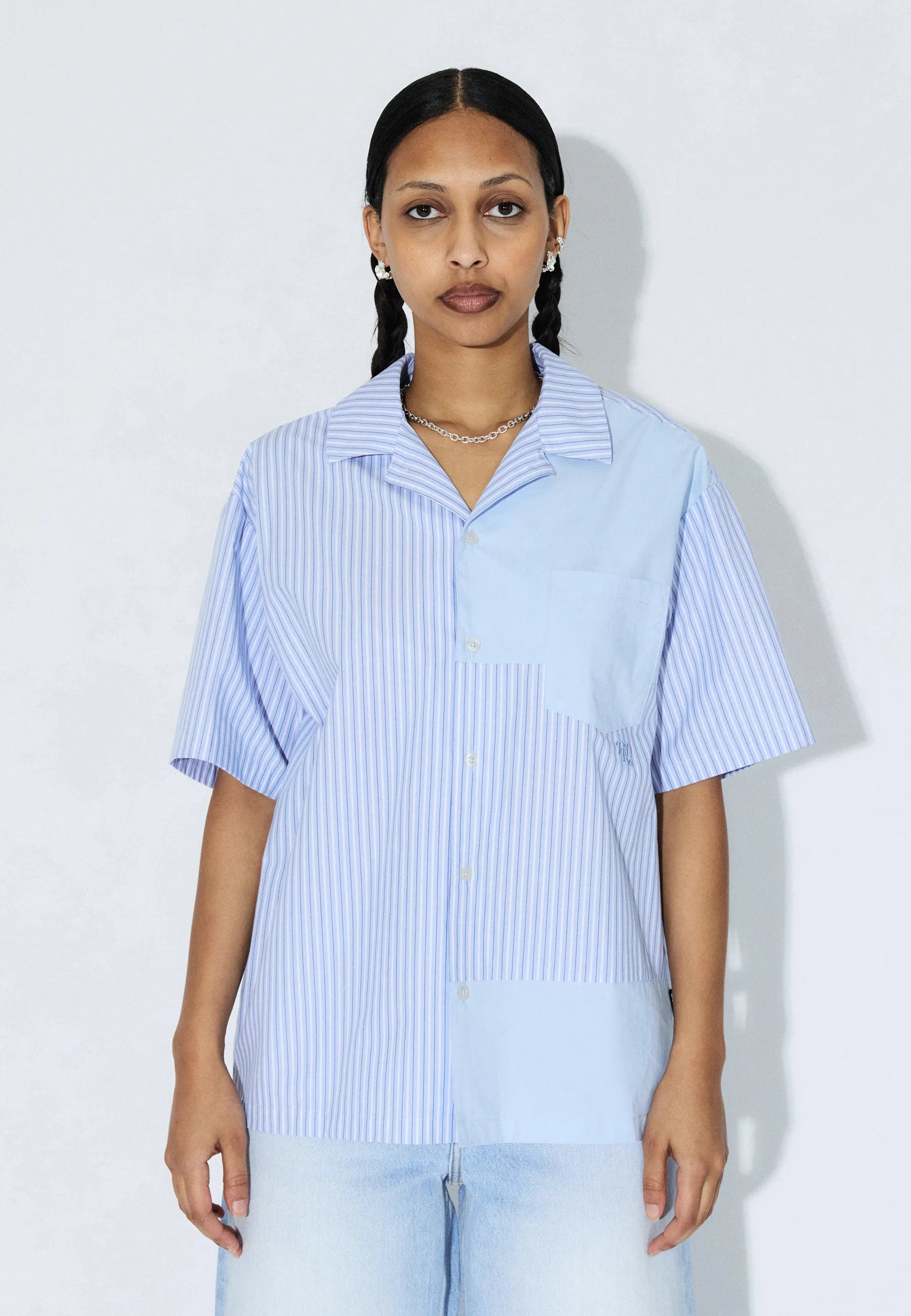 2611110BF4_DrDenim_MileShirt_LtBlueStripeMono_Main_W3_1