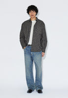 2611111BF8_DrDenim_WesShirt_BlackSummerCheck_Main_M1_2