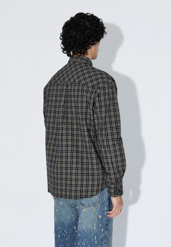 2611111BF8_DrDenim_WesShirt_BlackSummerCheck_Main_M4_1