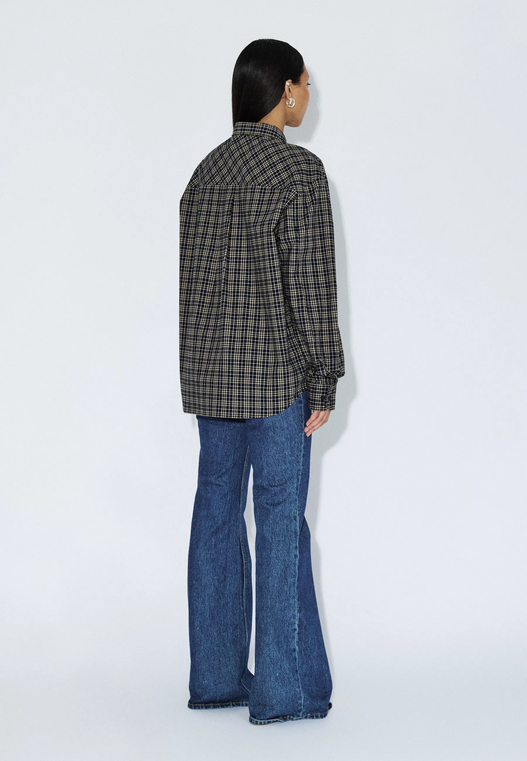 2611111BF8_DrDenim_WesShirt_BlackSummerCheck_Main_W2_1
