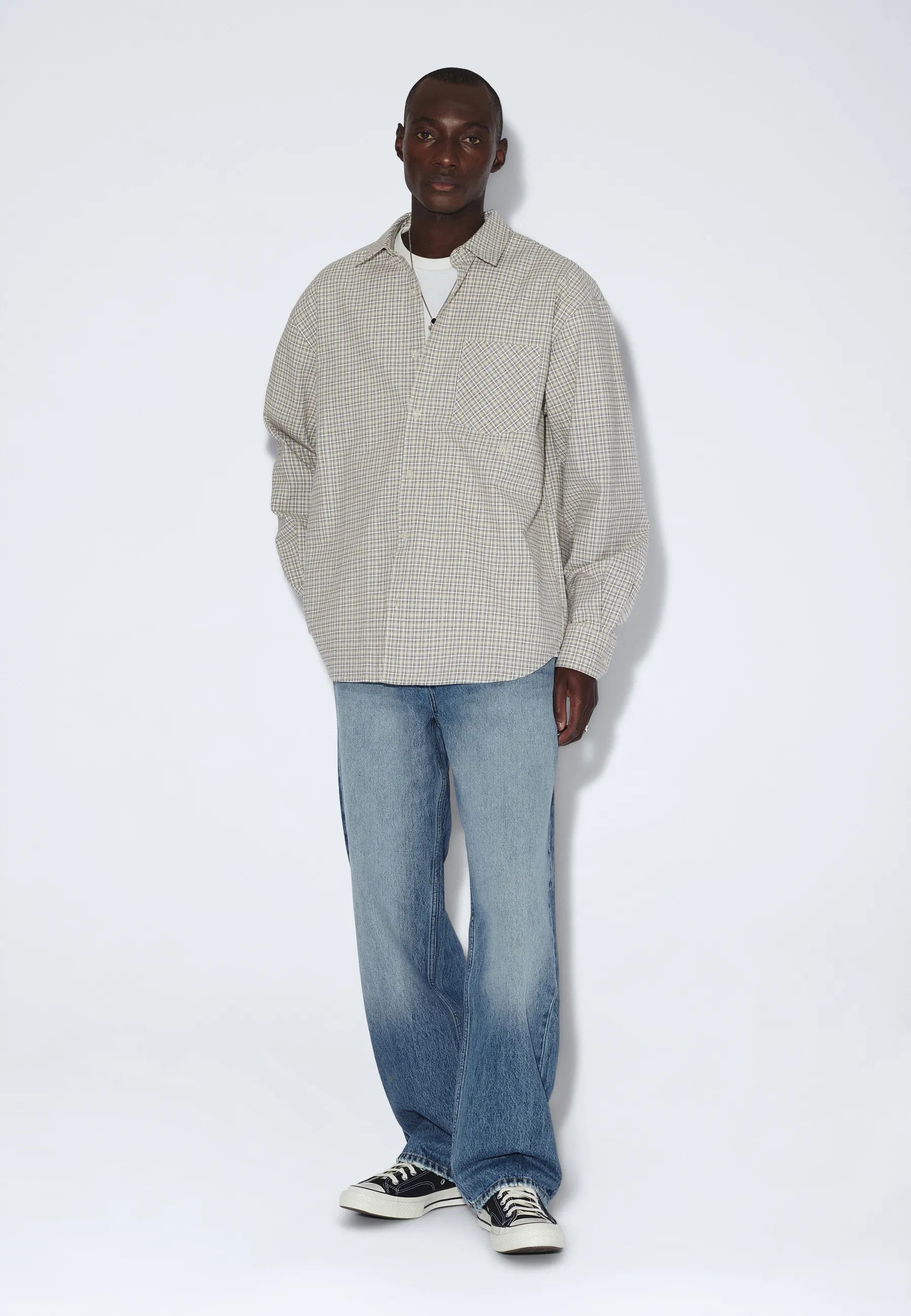 2611111BP6_DrDenim_WesShirt_FallEcruCheck_main_M1_2