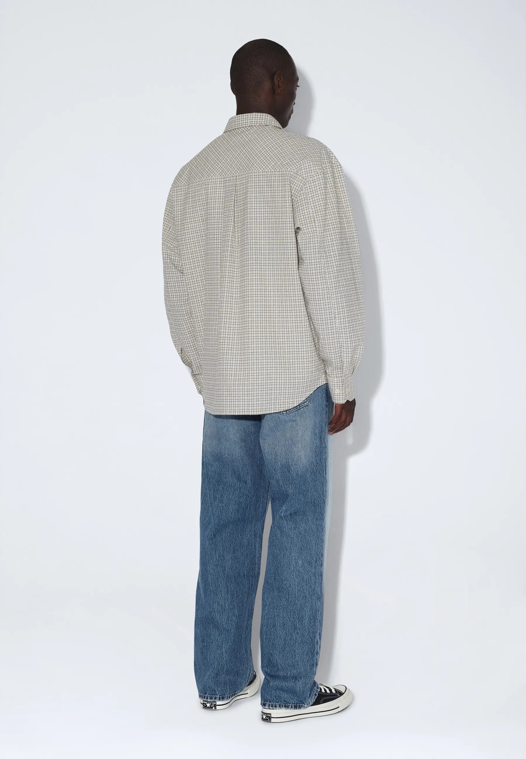 2611111BP6_DrDenim_WesShirt_FallEcruCheck_main_M2_1