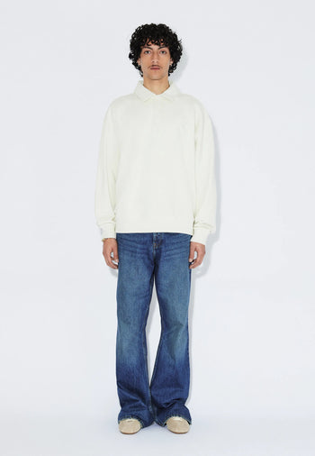 2611113BG5_DrDenim_BradyCollarSweatshirt_EcruMono_Main_M1_1