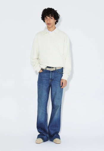 2611113BG5_DrDenim_BradyCollarSweatshirt_EcruMono_Main_M1_2