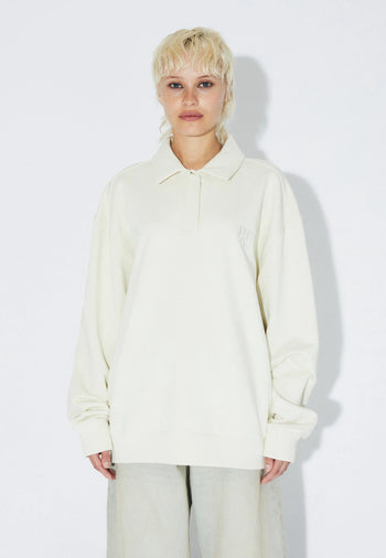 2611113BG5_DrDenim_BradyCollarSweatshirt_EcruMono_Main_W3_1