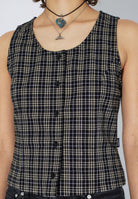 2611125BF8_DrDenim_ZolaTop_BlackSummerCheck_Main_W5_1