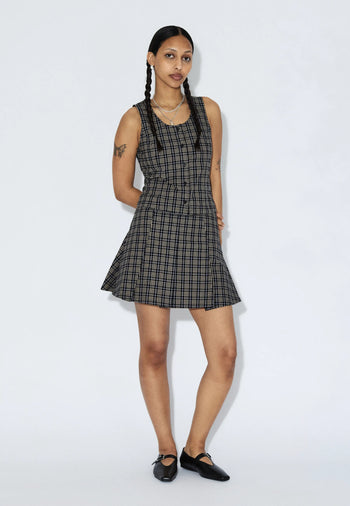 2611126BF8_DrDenim_ZoneSkirt_BlackSummerCheck_Main_W1_2