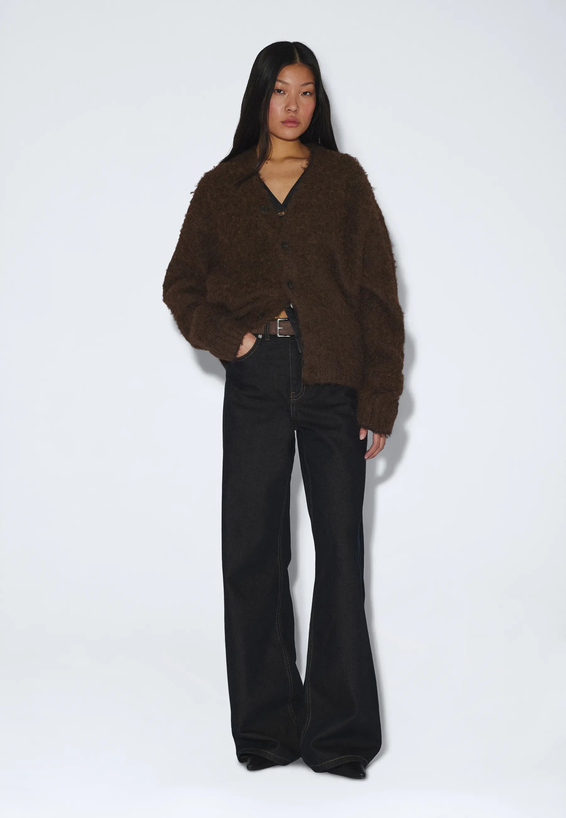2631110640_DrDenim_DigFCardigan_Brown_main_W1_1