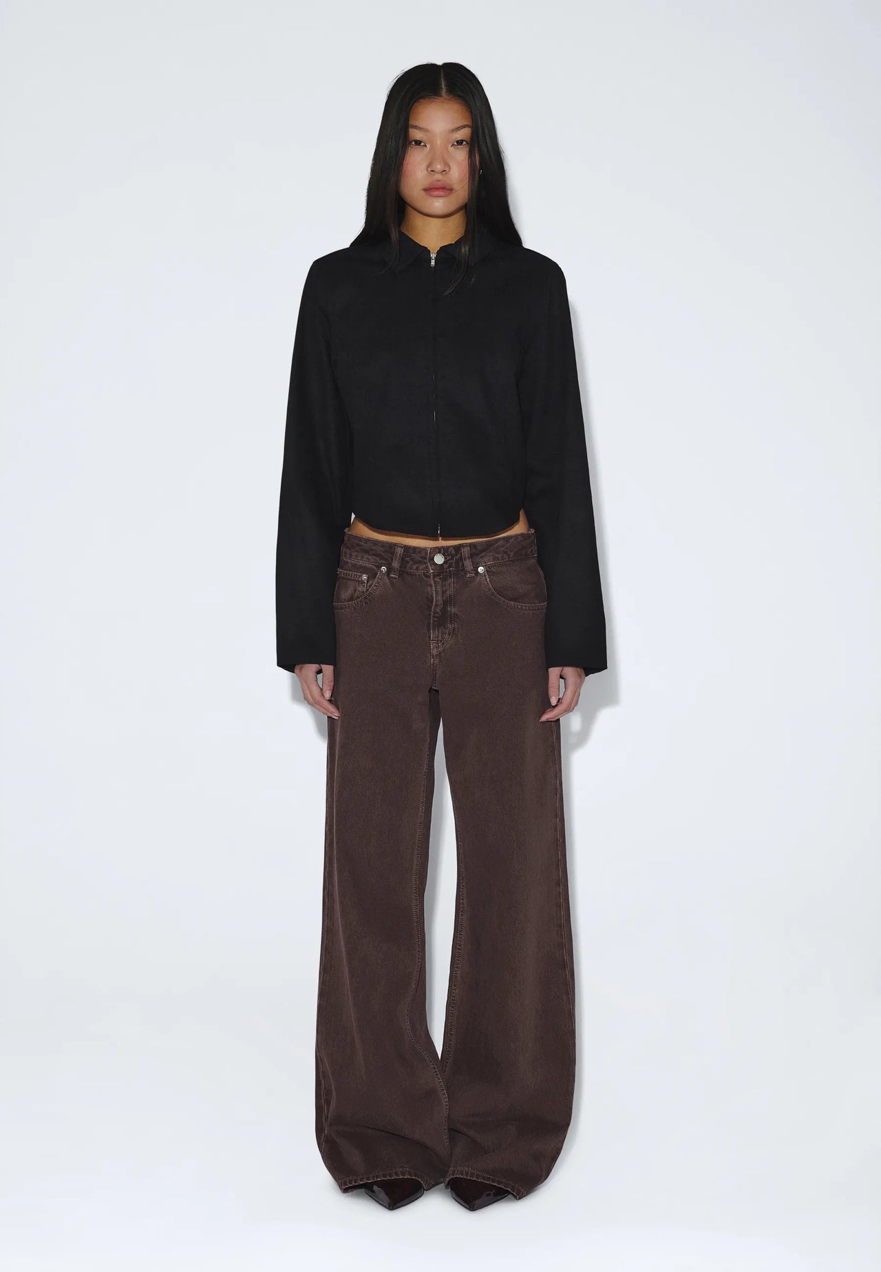 2631119101_DrDenim_DaniZipShirt_Black_main_W1_1