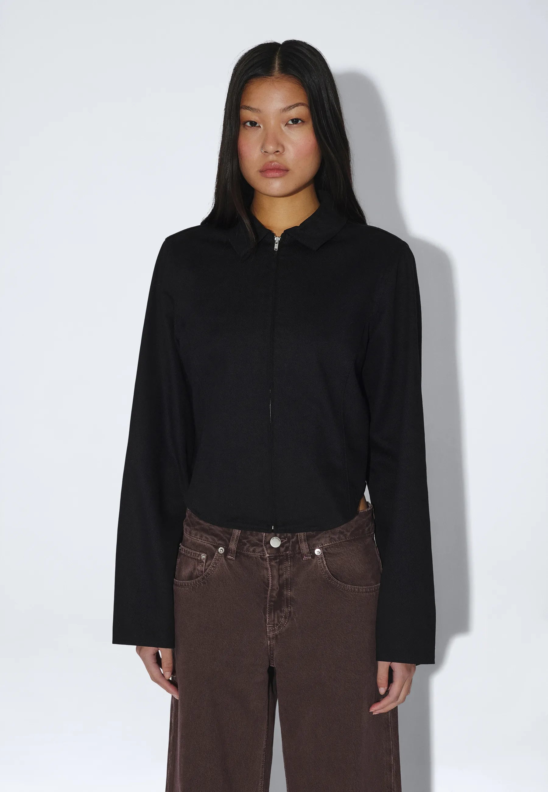 2631119101_DrDenim_DaniZipShirt_Black_main_W3_1
