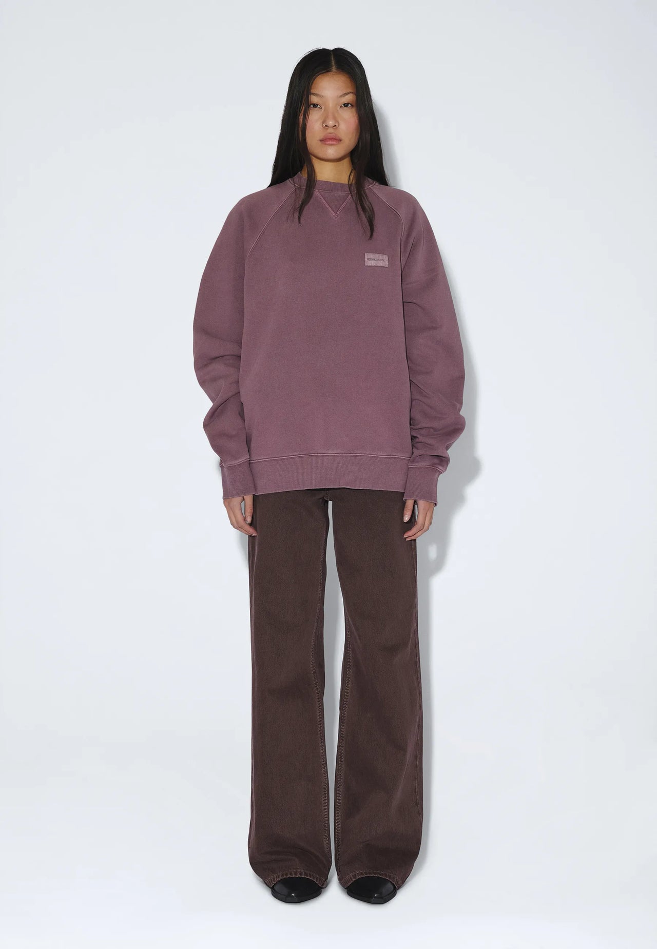 2631123BP2_DrDenim_AndieSweater_AubergineOverdye_main_M1_1