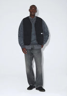 2631129101_DrDenim_TerryQuiltedVest_Black_main_M1_1