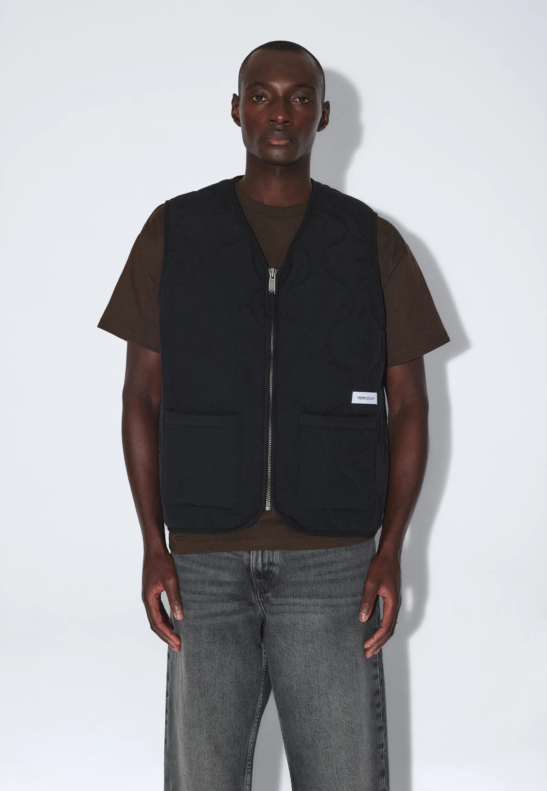 2631129101_DrDenim_TerryQuiltedVest_Black_main_M3_1