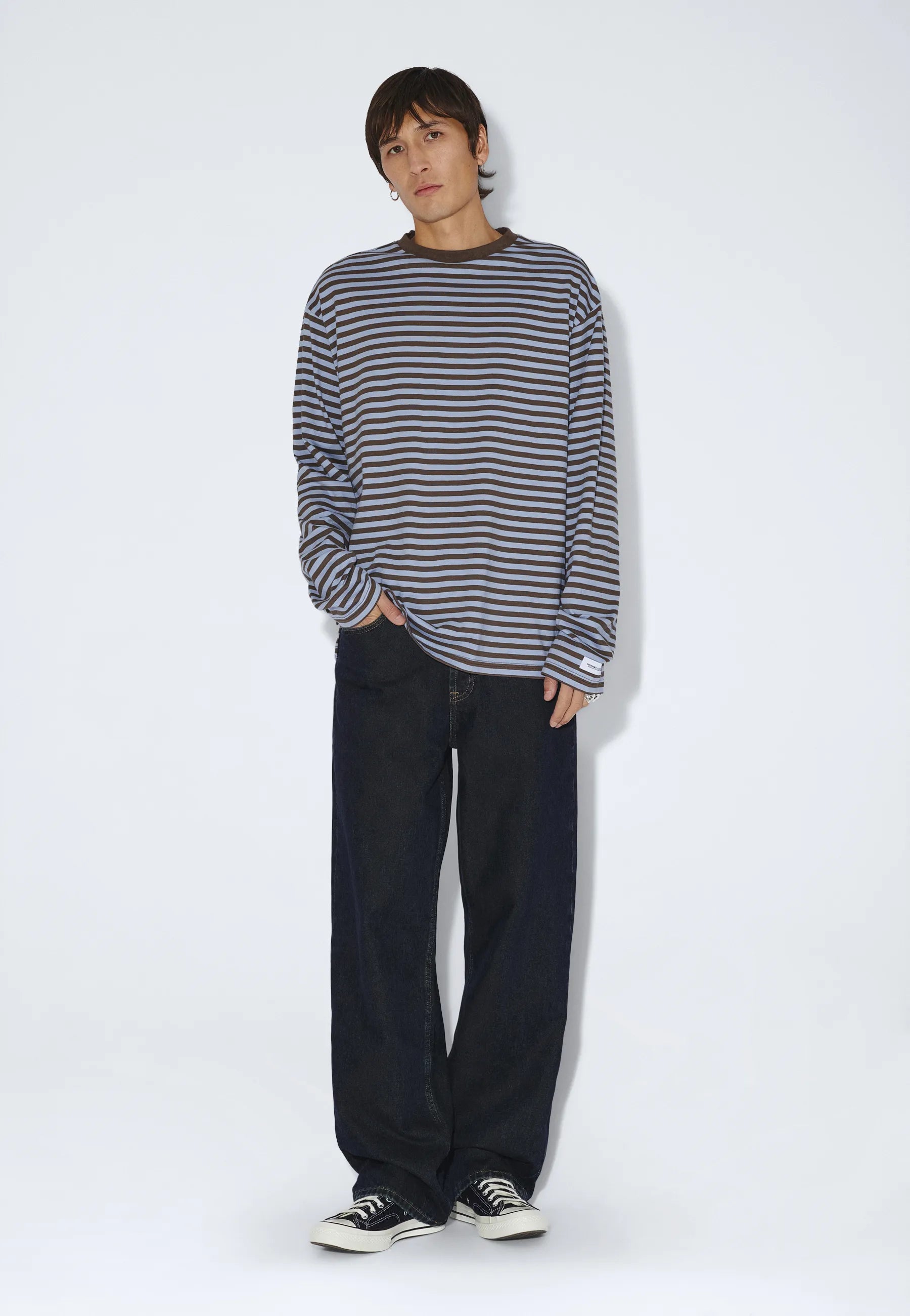 2631130BS2_DrDenim_WesleyLongsleeve_BrownBlueStripe_main_M1_2