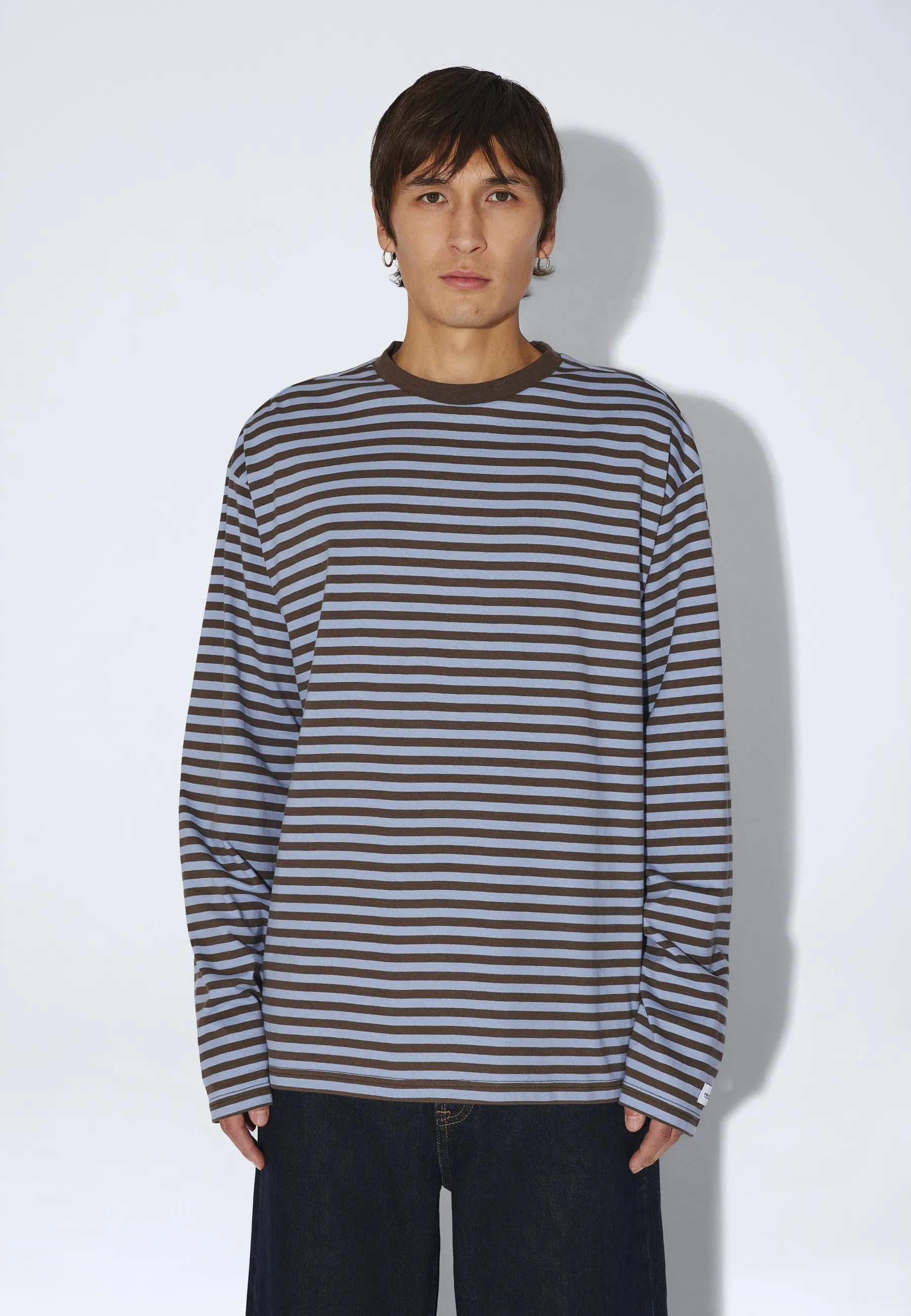 2631130BS2_DrDenim_WesleyLongsleeve_BrownBlueStripe_main_M3_1