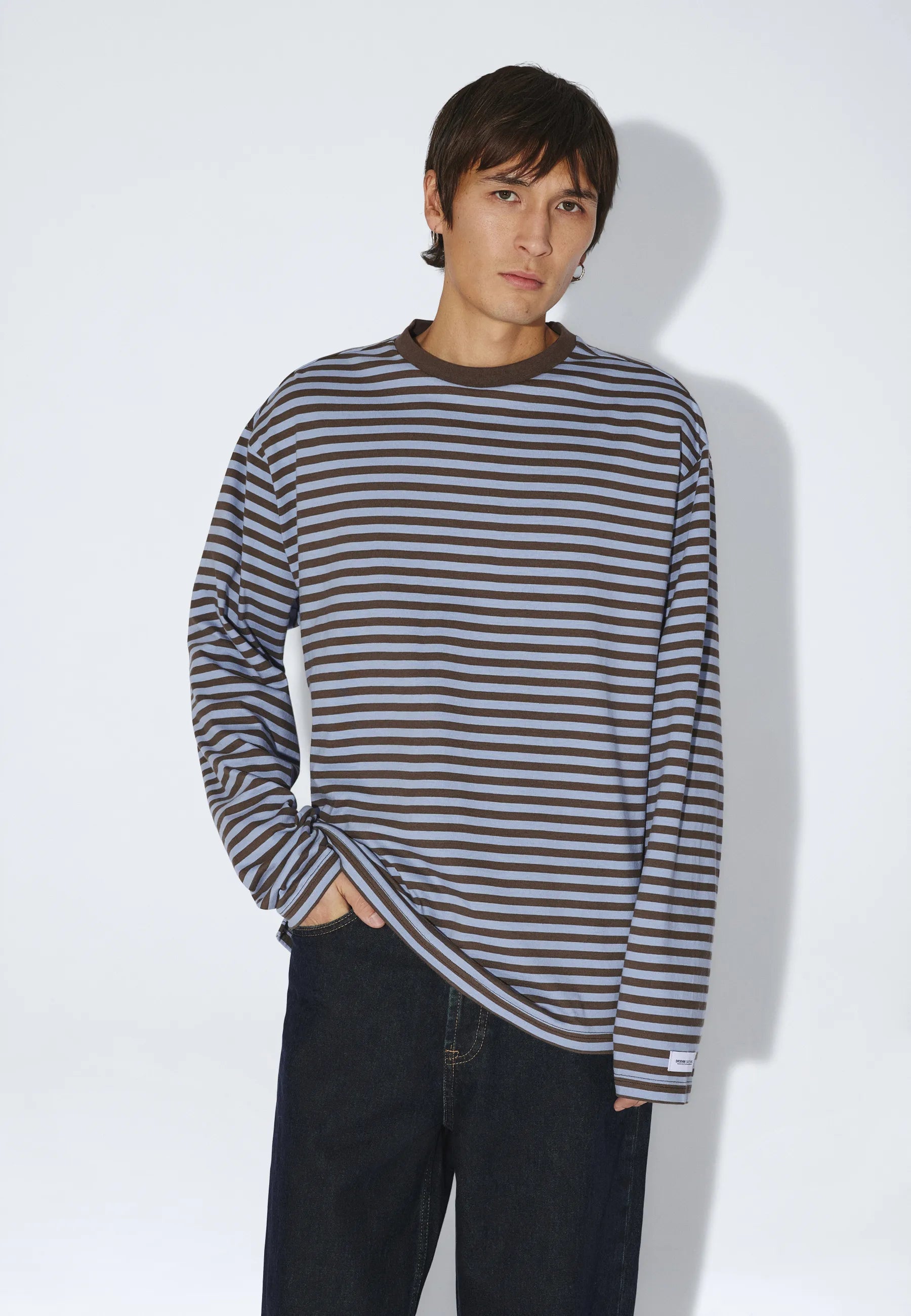 2631130BS2_DrDenim_WesleyLongsleeve_BrownBlueStripe_main_M3_3